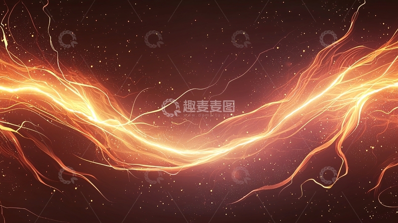 高清大图下载【趣麦麦图】能量流动光线背景