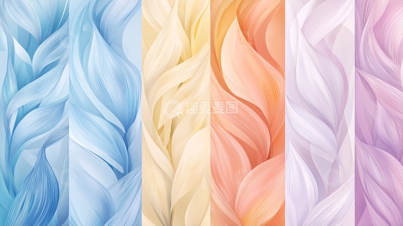 高清大图下载【趣麦麦图】抽象彩色纹理背景