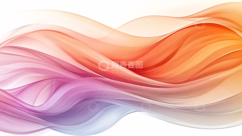 高清大图下载【趣麦麦图】彩色流动抽象背景