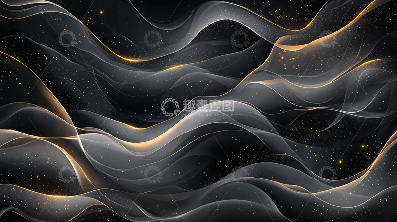 高清大图下载【趣麦麦图】黑色水墨风格