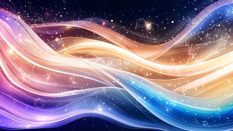 高清大图下载【趣麦麦图】光线流动的抽象背景