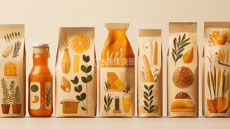 高清大图下载【趣麦麦图】饮品包装设计