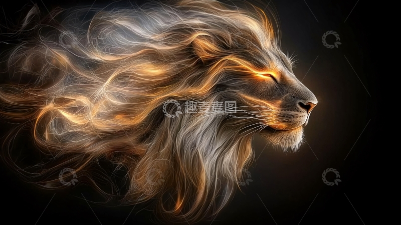 高清大图下载【趣麦麦图】雄狮高清图片