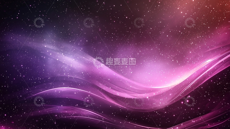 高清大图下载【趣麦麦图】紫色星空高清图片