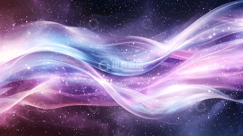 高清大图下载【趣麦麦图】绚丽多彩的光线流动