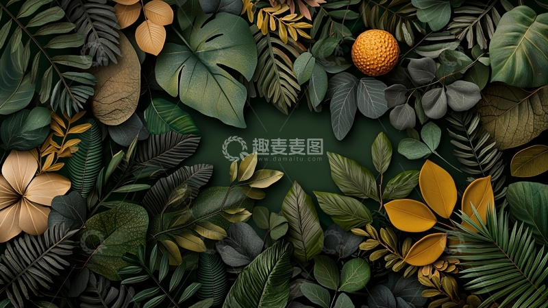 高清大图下载【趣麦麦图】热带植物与水果特写