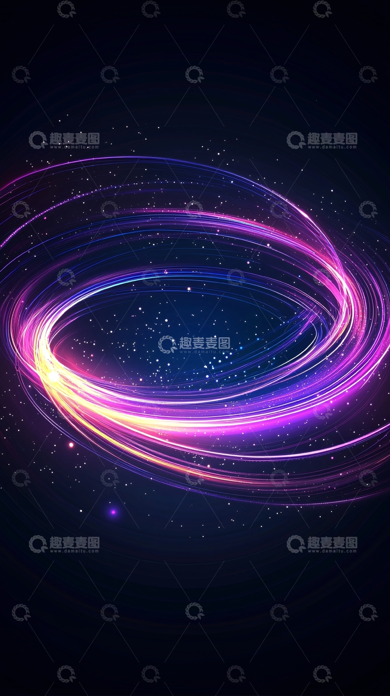 高清大图下载【趣麦麦图】紫色光晕高清图片