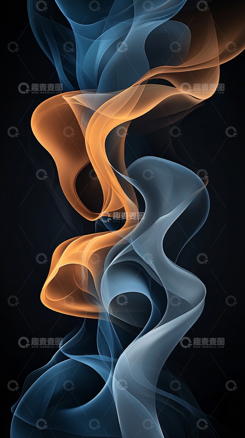 高清大图下载【趣麦麦图】抽象的彩色烟雾