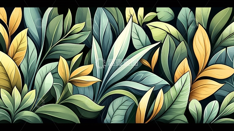 高清大图下载【趣麦麦图】清新植物背景