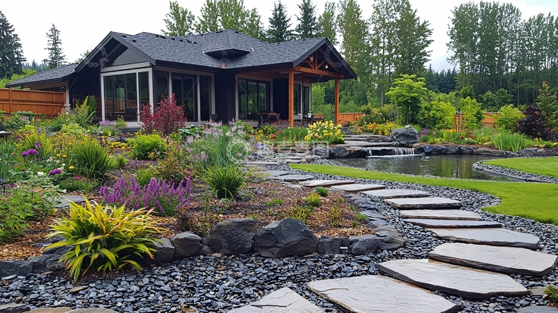 高清大图下载【趣麦麦图】花园小屋高清图片