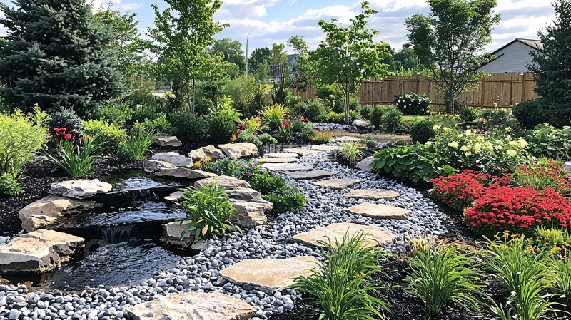 高清大图下载【趣麦麦图】-花园小径景观