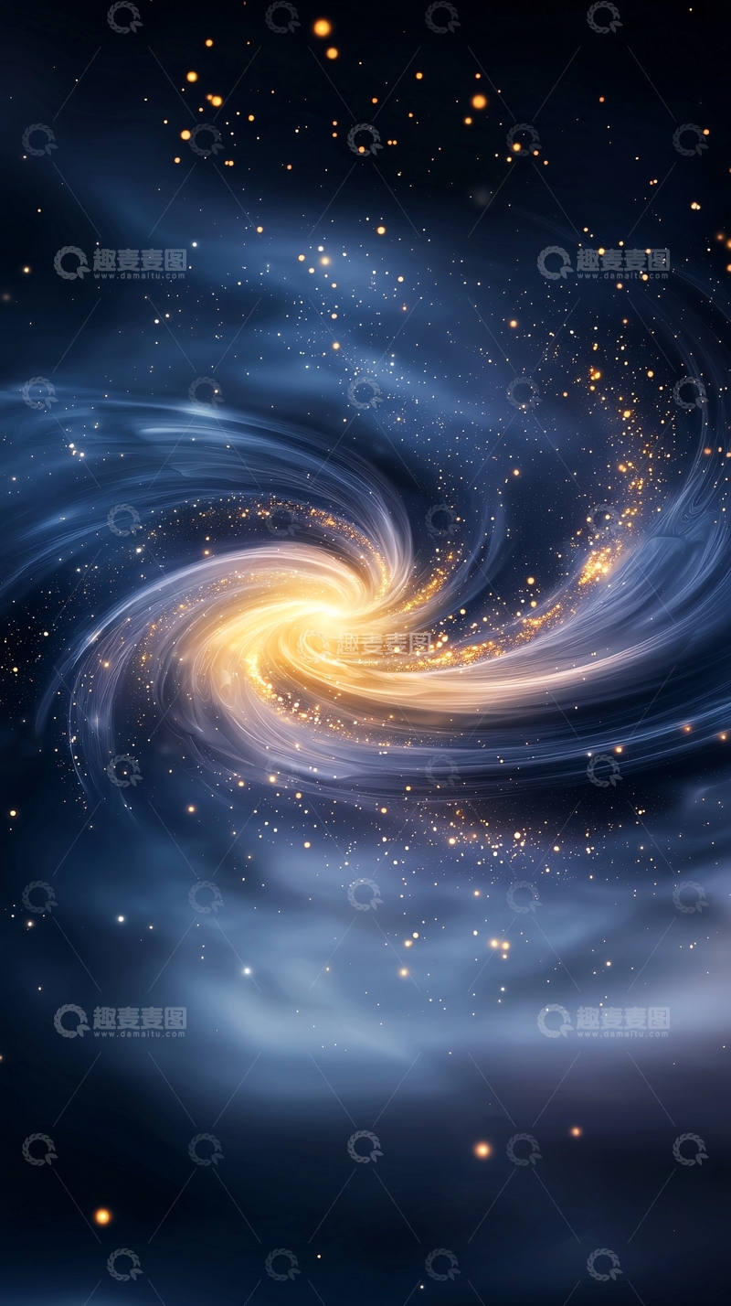 高清大图下载【趣麦麦图】星云漩涡高清图片