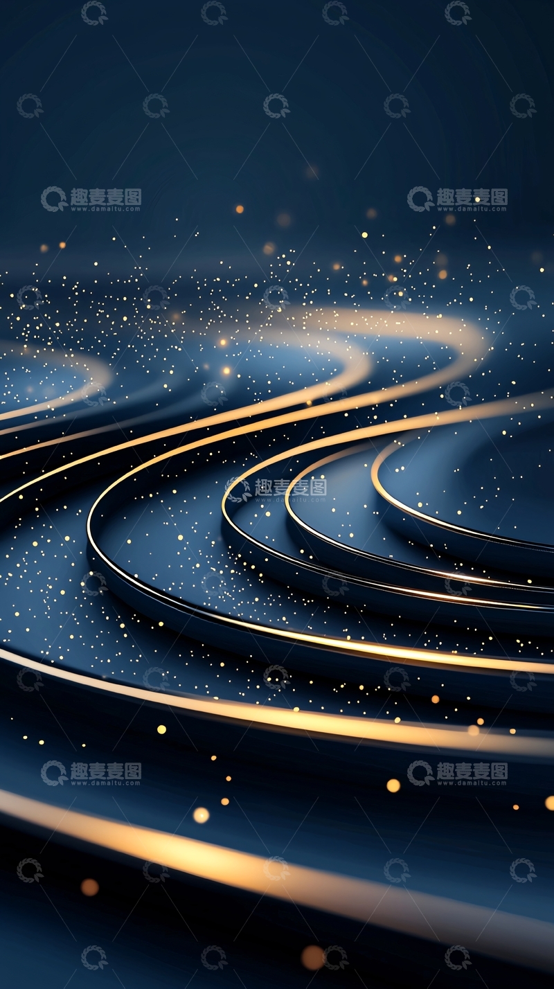 高清大图下载【趣麦麦图】抽象曲线高清图片