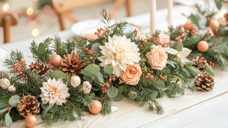 高清大图下载【趣麦麦图】桌面装饰花艺布置