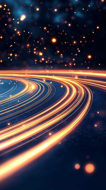 科技感光线轨迹