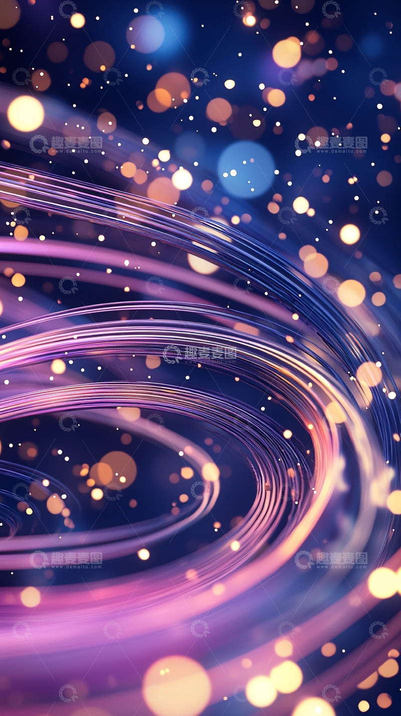 高清大图下载【趣麦麦图】光线轨迹与圆形光斑