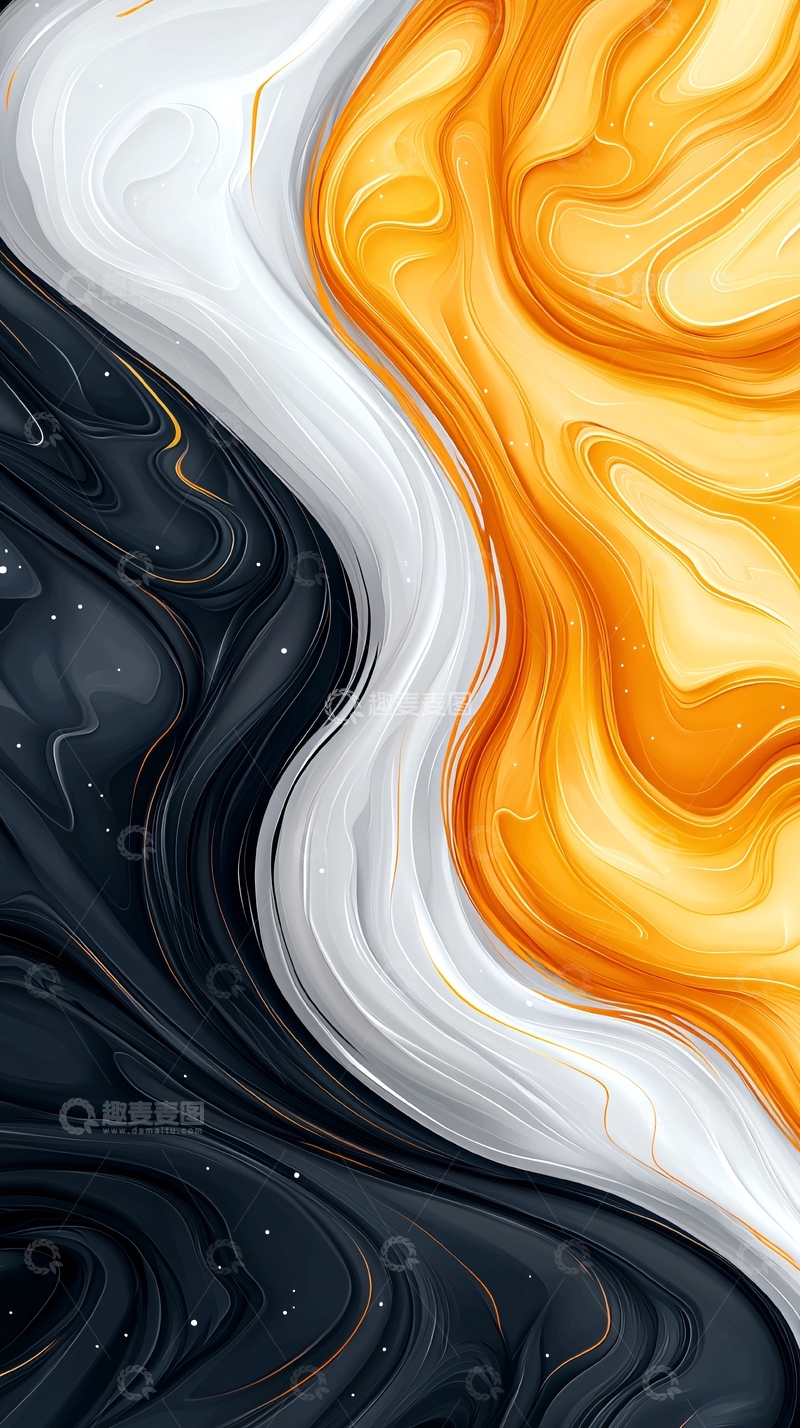 高清大图下载【趣麦麦图】抽象水墨风背景