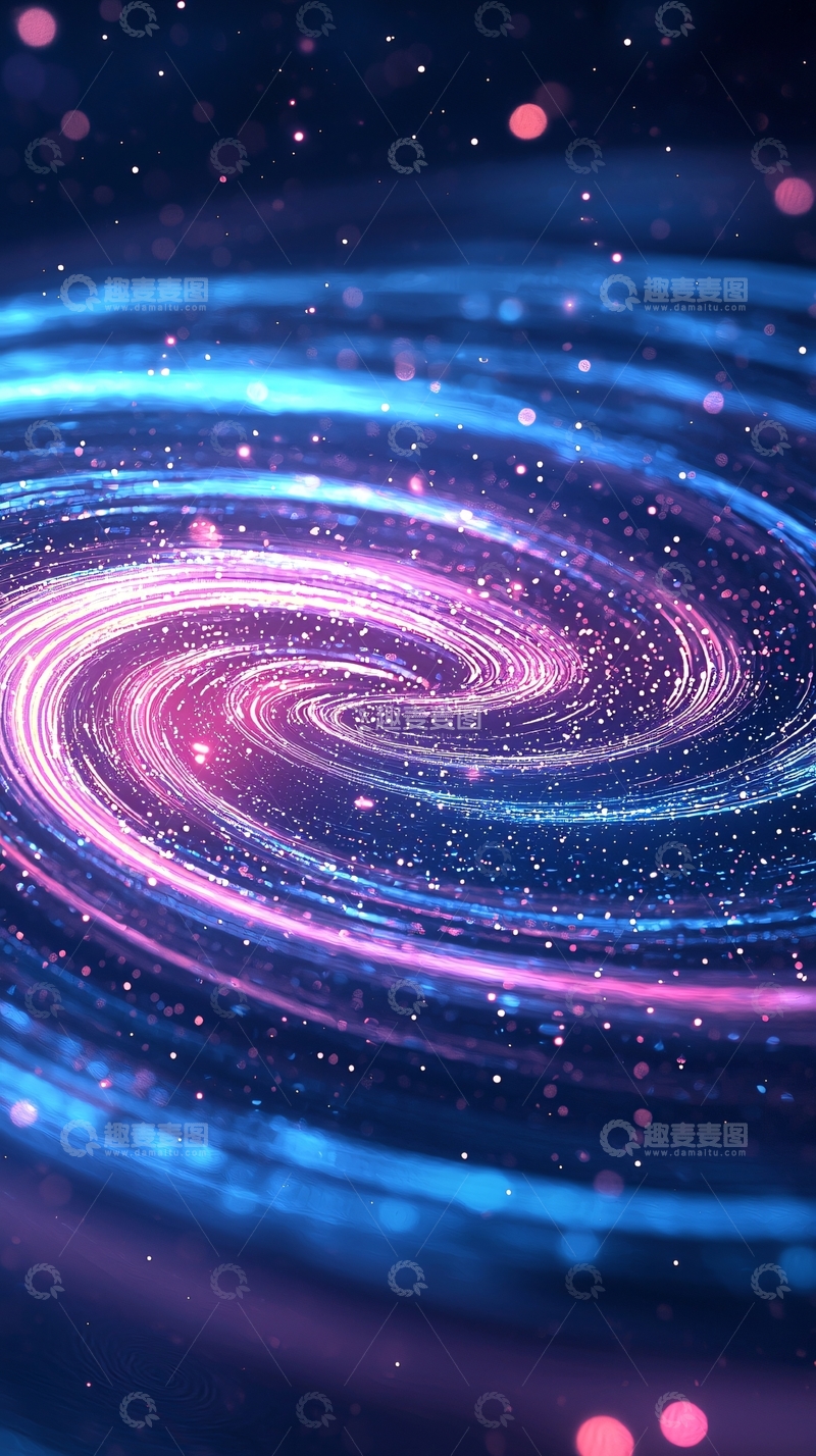 高清大图下载【趣麦麦图】绚丽星云背景图