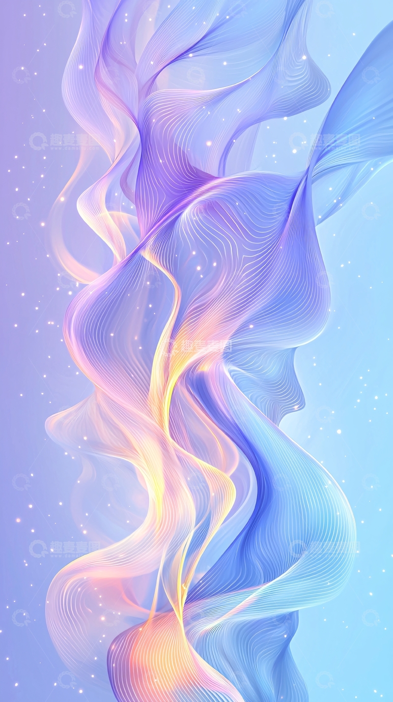 高清大图下载【趣麦麦图】梦幻丝绸高清图片