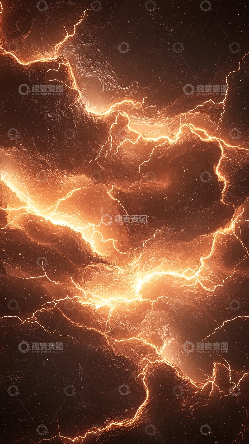 高清大图下载【趣麦麦图】闪电划破天空