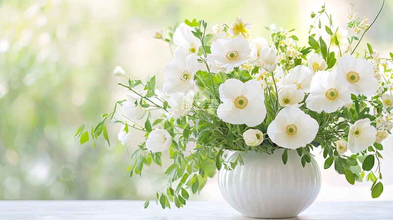 高清大图下载【趣麦麦图】白色花朵高清图片