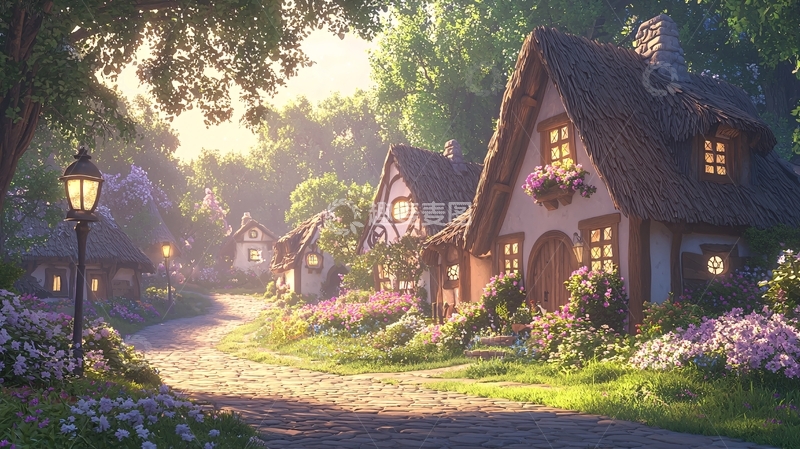 高清大图下载【趣麦麦图】童话小屋高清图片