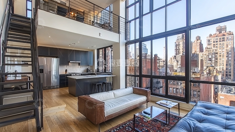 高清大图下载【趣麦麦图】现代复式公寓室内设计