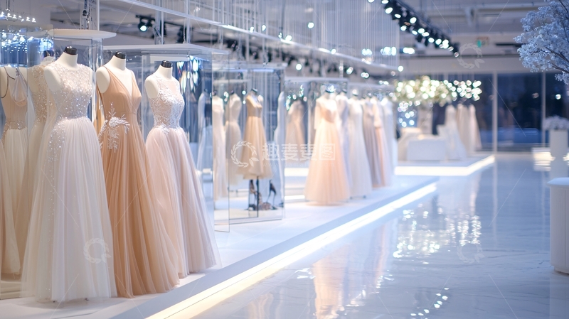 高清大图下载【趣麦麦图】婚纱礼服展示厅