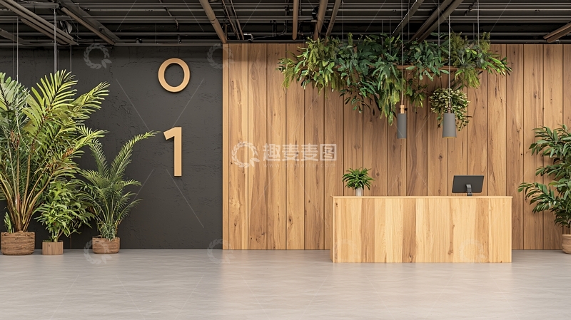 高清大图下载【趣麦麦图】现代接待区高清图片