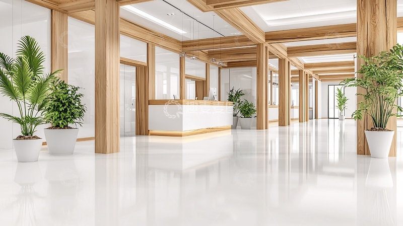 高清大图下载【趣麦麦图】明亮现代的大堂空间