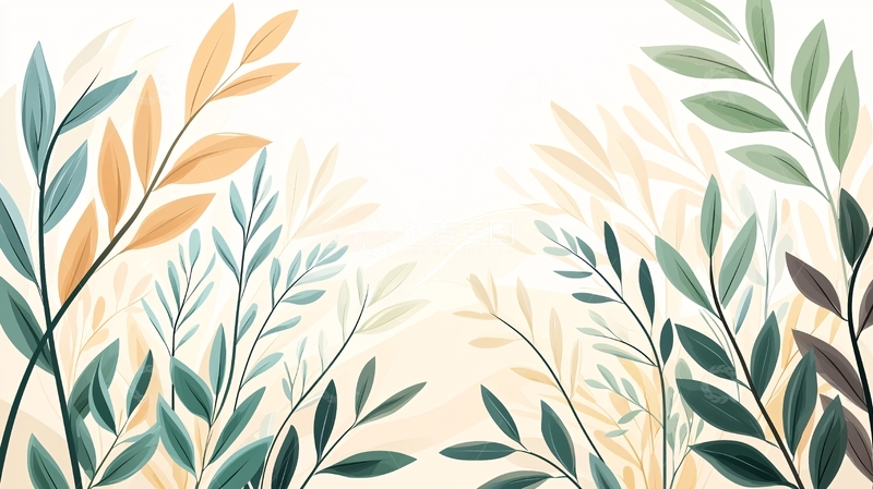 高清大图下载【趣麦麦图】植物清新淡雅背景