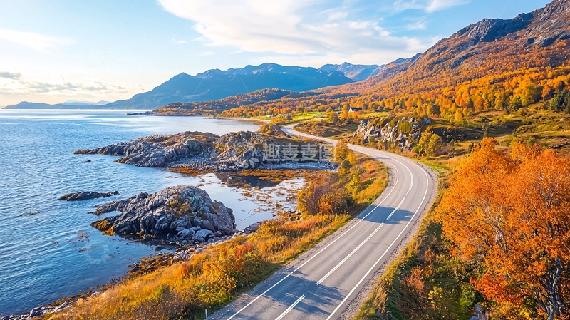 高清大图下载【趣麦麦图】蜿蜒海岸公路