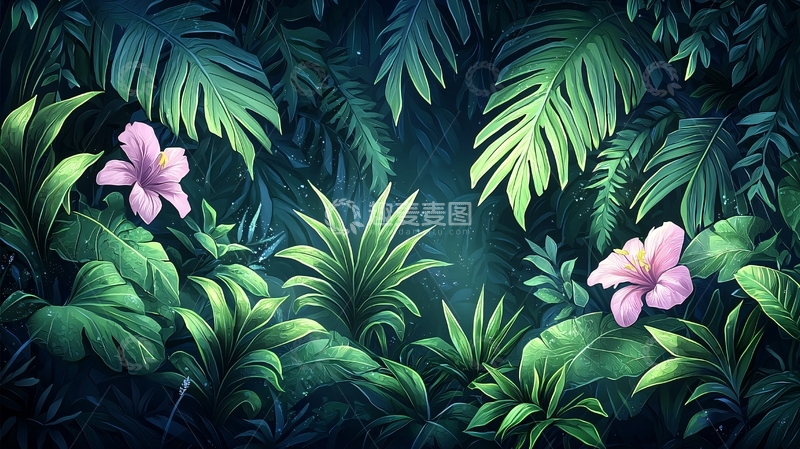 高清大图下载【趣麦麦图】热带雨林高清图片