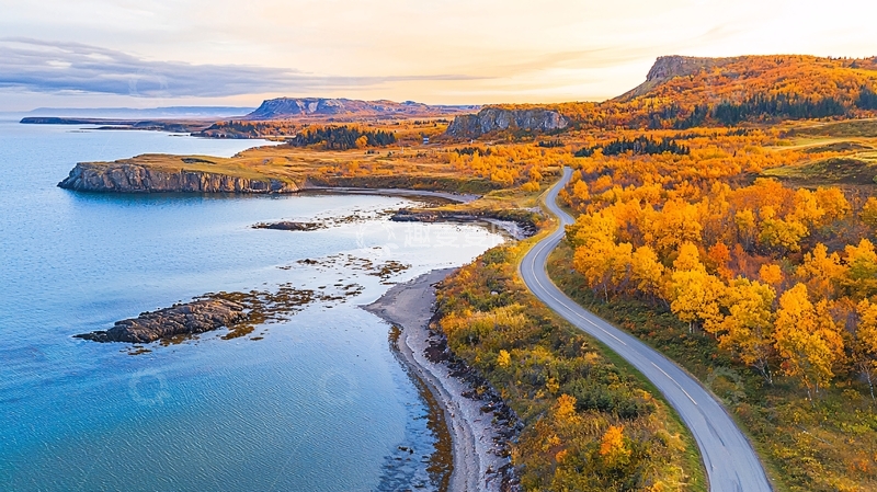 高清大图下载【趣麦麦图】海岸公路秋日美景