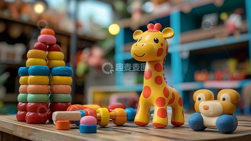 高清大图下载【趣麦麦图】玩具店场景高清图片