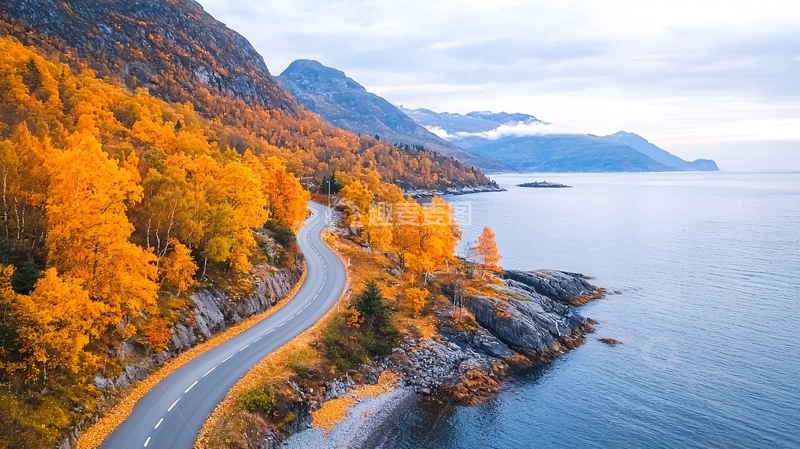 高清大图下载【趣麦麦图】蜿蜒海岸公路