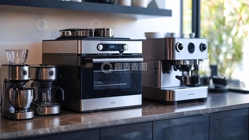 厨房台面上的电器