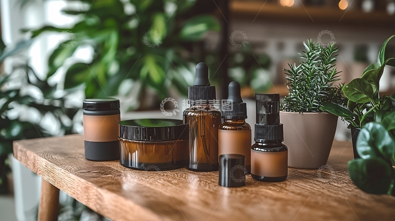 高清大图下载【趣麦麦图】精油瓶摆放高清图片