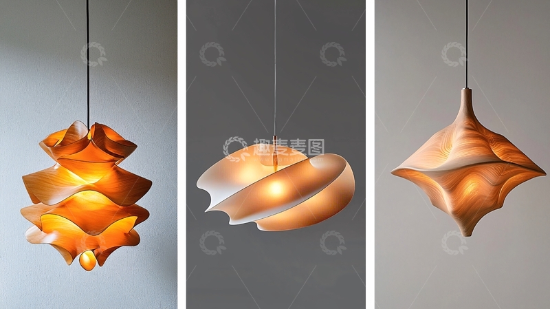 高清大图下载【趣麦麦图】独特造型的吊灯