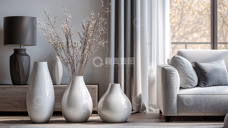 高清大图下载【趣麦麦图】优雅的客厅静物