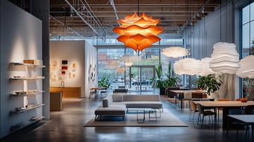 宽敞明亮的展示厅