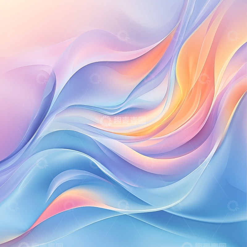 高清大图下载【趣麦麦图】抽象水彩渐变背景