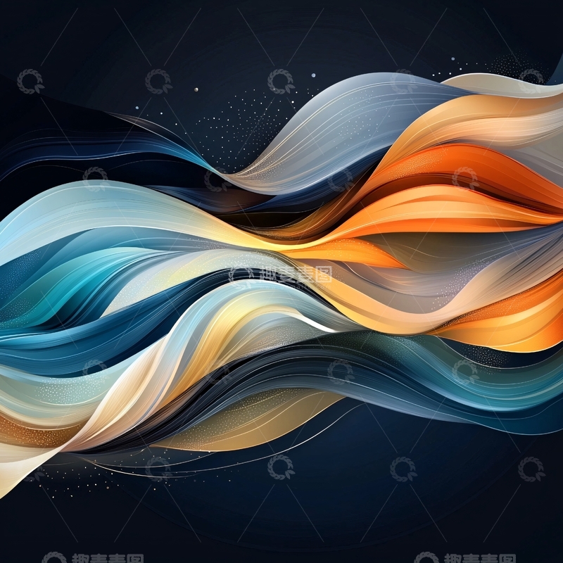 高清大图下载【趣麦麦图】抽象流体艺术