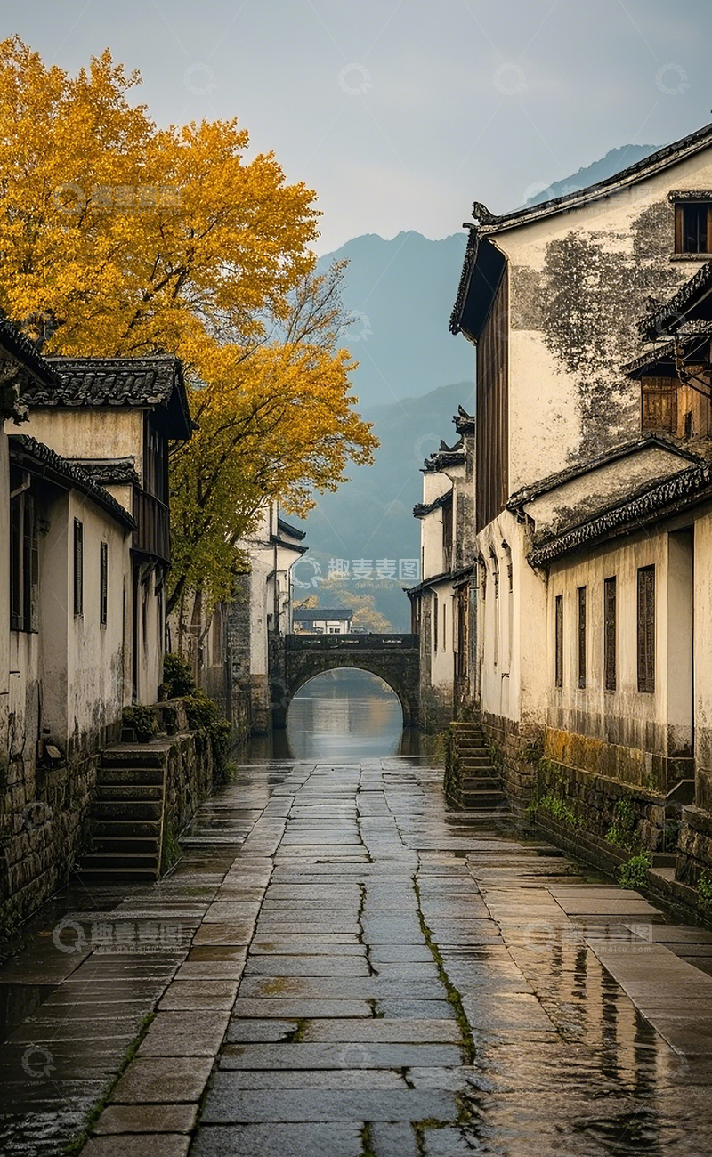 高清大图下载【趣麦麦图】古镇风光35