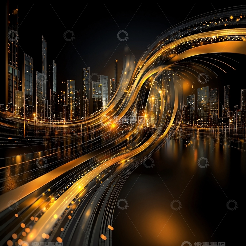 高清大图下载【趣麦麦图】夜间城市高清图片