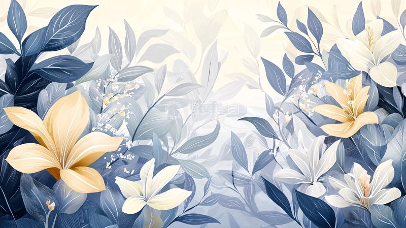 高清大图下载【趣麦麦图】淡雅花卉高清图片