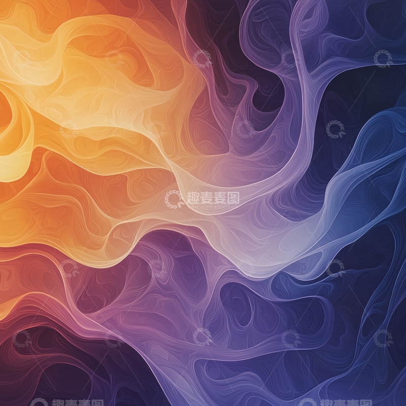 高清大图下载【趣麦麦图】流体渐变色背景