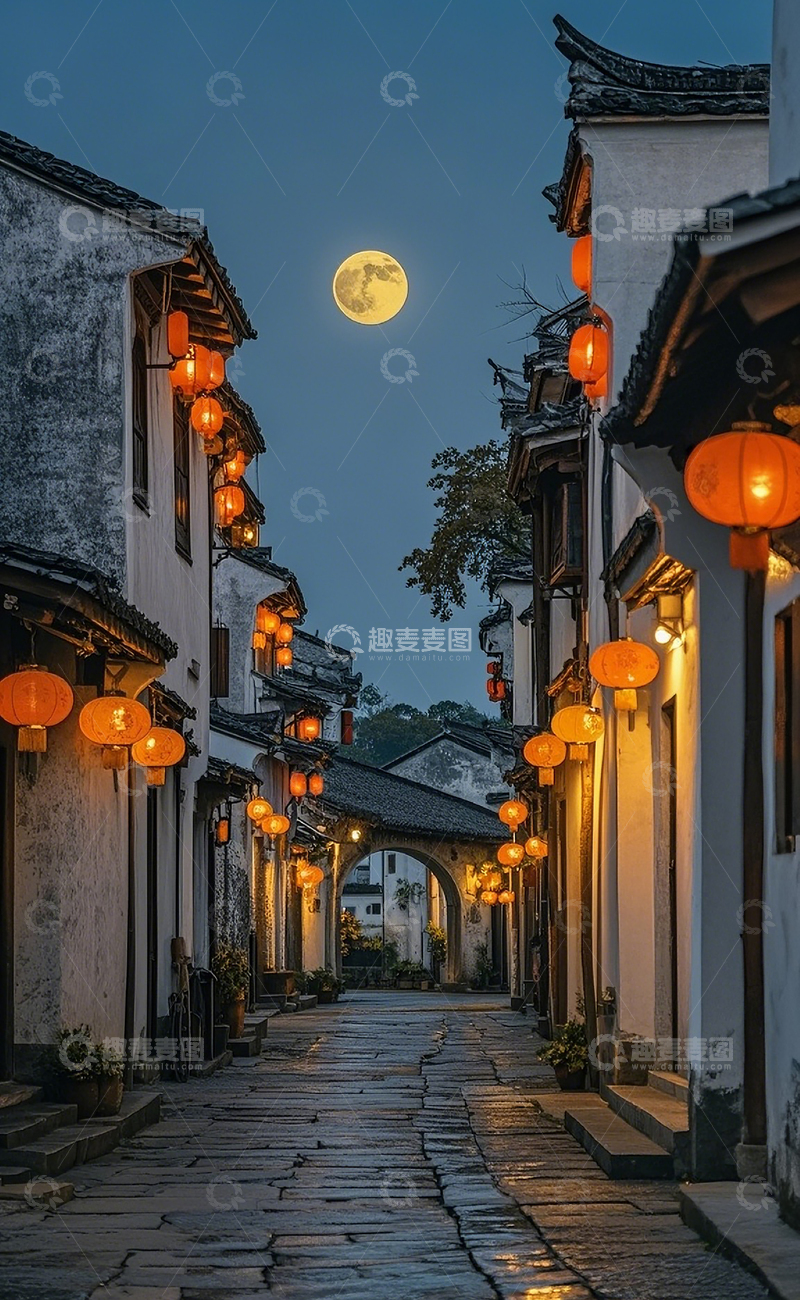 高清大图下载【趣麦麦图】古镇风光30