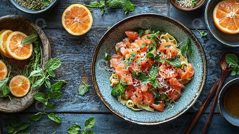 高清大图下载【趣麦麦图】精致摆盘的美食照片