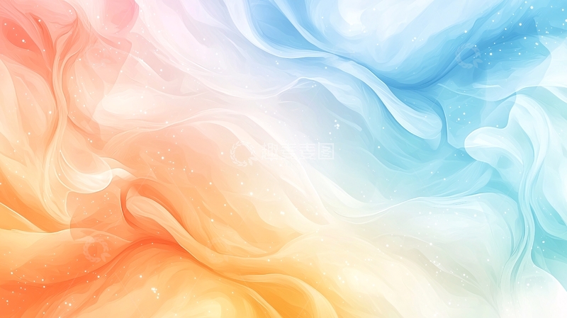 高清大图下载【趣麦麦图】抽象水彩渐变背景